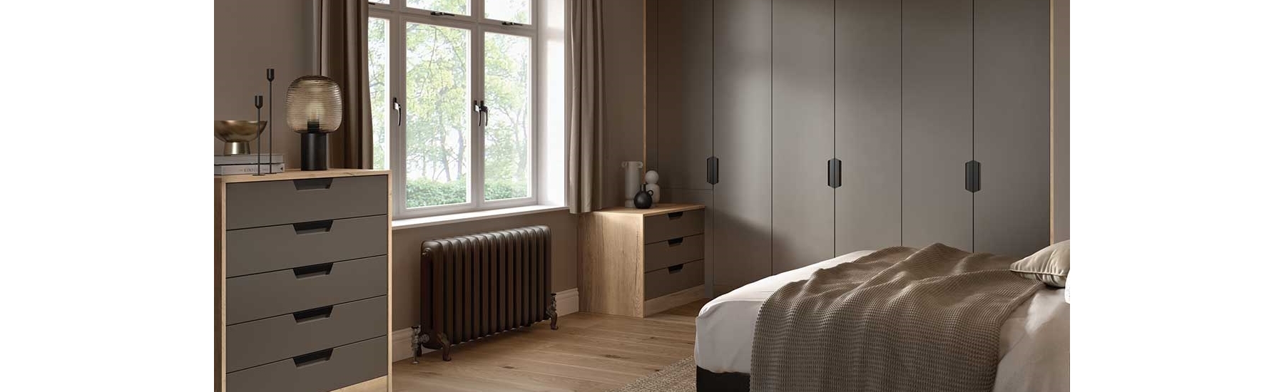 wardrobe door in natural colours