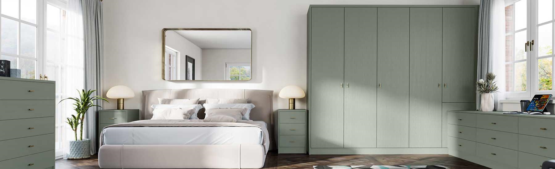 Venice slab wardrobe doors