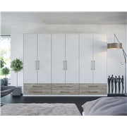 Zurfiz Supermatt Light Grey Driftwood Fitted Bedroom