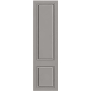 Carlton two-panel replacement wardrobe door with traditional routed detailing