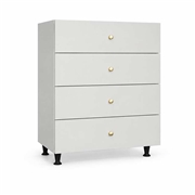 Four drawer fitted bedroom chest fitted with premium Blum Antaro soft-close drawers