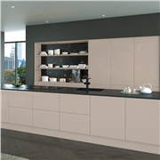 Bella High Gloss Cashmere Kitchen