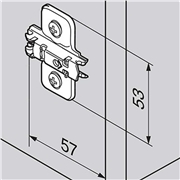 Cruciform Mounting Plate Drilling