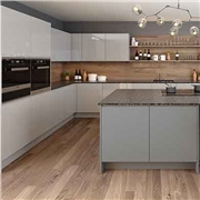 Jayline Supermatt Dust Grey and Light Grey Kitchen Doors