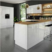 Jayline Supergloss White Fitted Kitchen Doors