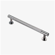 Knurled Pull Handle - Polished Chrome