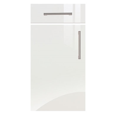 Firbeck Kitchen Doors - Supergloss White