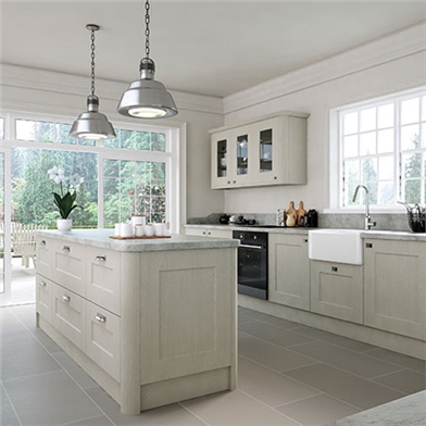 Cambridge Kitchen in Oakgrain Grey