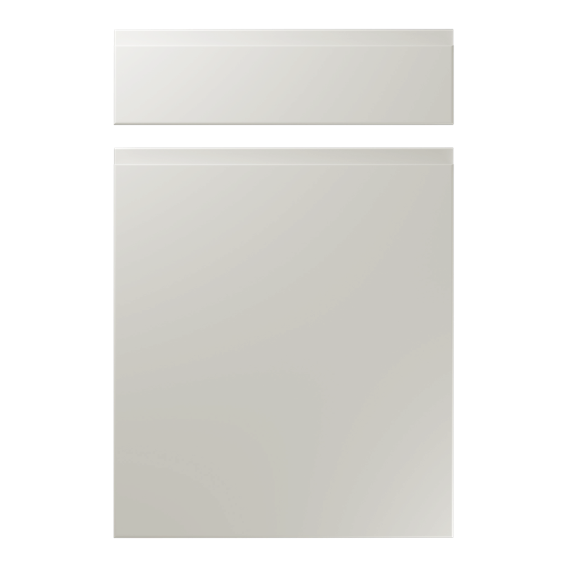 Opus High Gloss Light Grey Kitchen Doors
