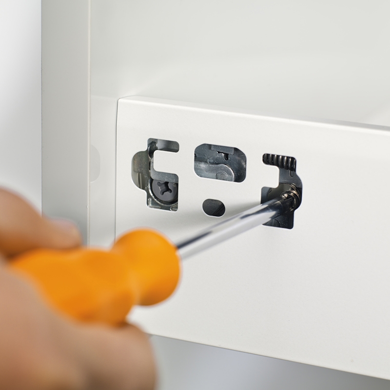 Blum Antaro Drawer Front Adjustment