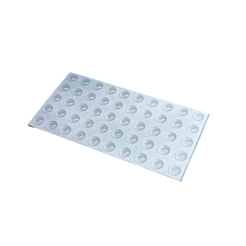 Sheet of Adhesive Door Buffers