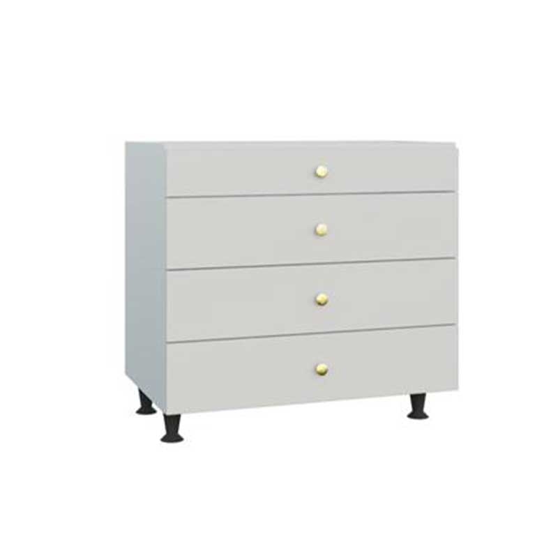 Four Drawer Chest with Narrow Top Drawer