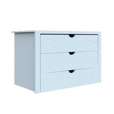 Three Drawer Internal Chest