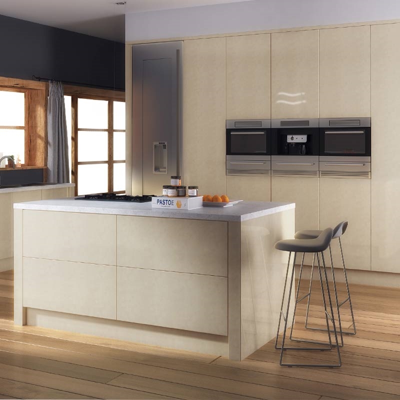 Zurfiz Kitchen Doors Ultra Gloss Limestone