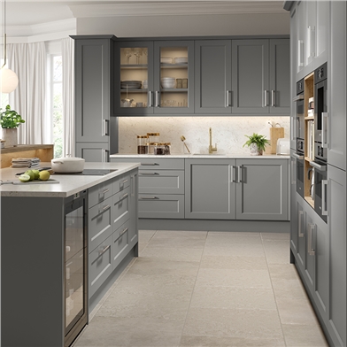 Bella Matt Dust Grey Kitchen