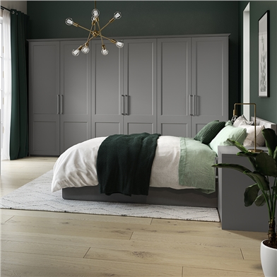 Bella Matt Dust Grey Bedroom