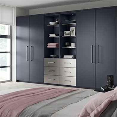 Zurfiz Supermatt Indigo Blue Bedroom