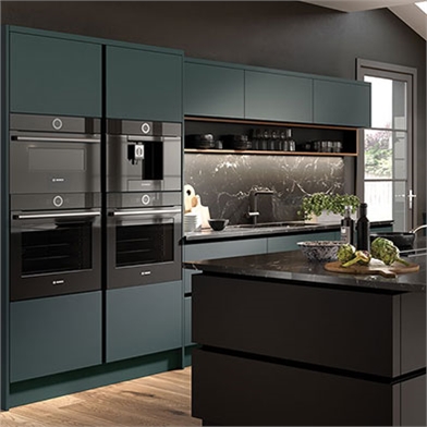 Zurfiz Kitchens Doors -  Supermatt Kombu Green