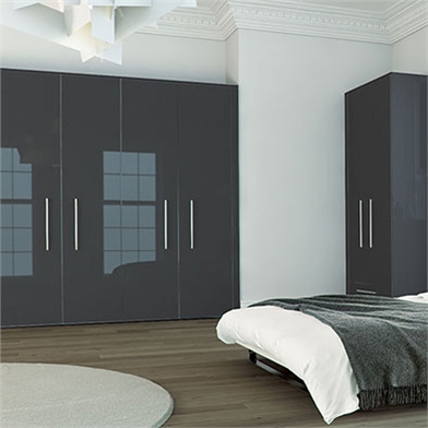 Zurfiz Doors - Ultra Gloss Metallic Anthracite