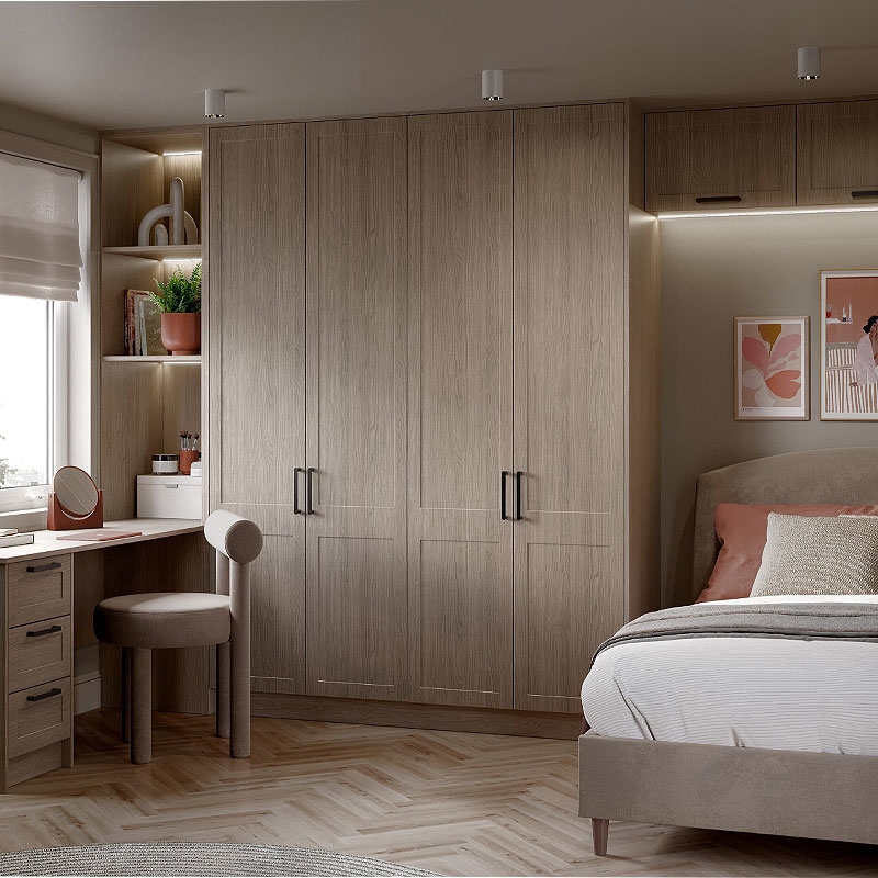 Fitted Bedroom with Oakham Doors
