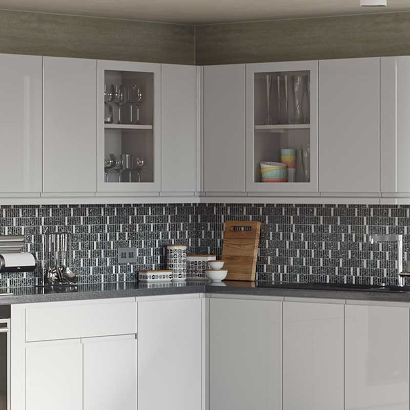 Opus Glazed Frame Door, Clear Glass