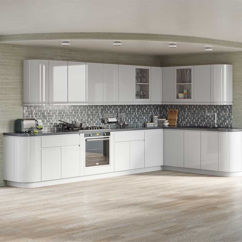 Opus Kitchen Doors - High Gloss Light Grey