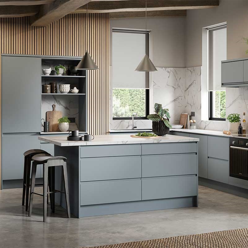 Opus Kitchen Doors - Super Matt Mounument Grey