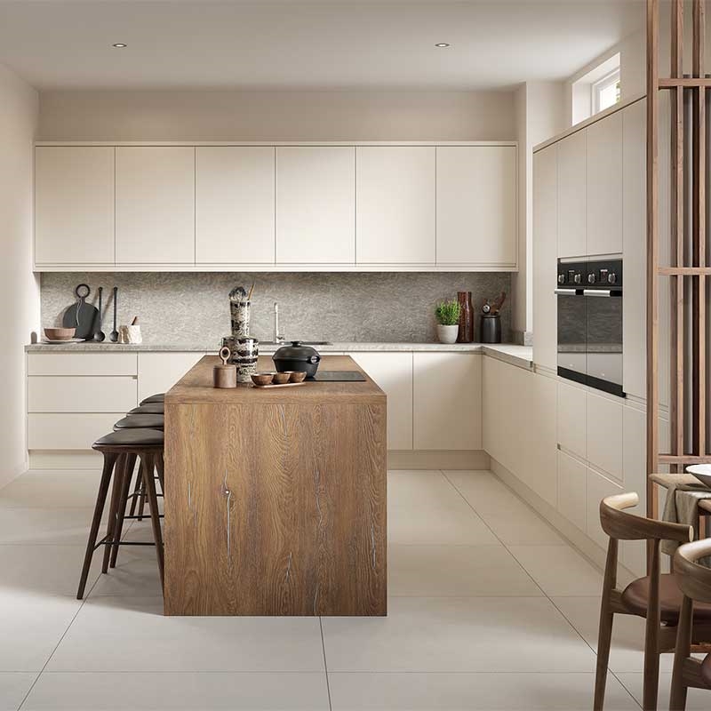 Opus Kitchen Doors - Super Matt Angora Grey