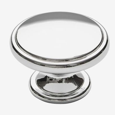 Oxford Knob - Polished Chrome