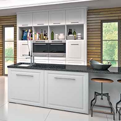 Bella Satin White Fitted Kitchen