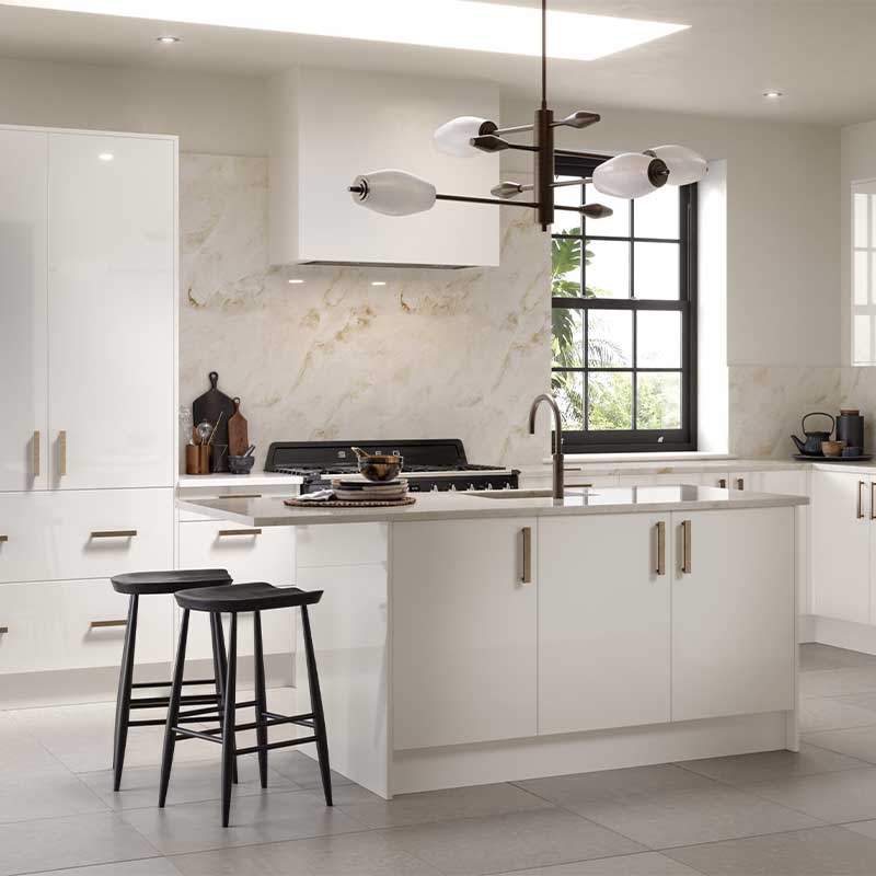 Ora Kitchen Doors - Supergloss White