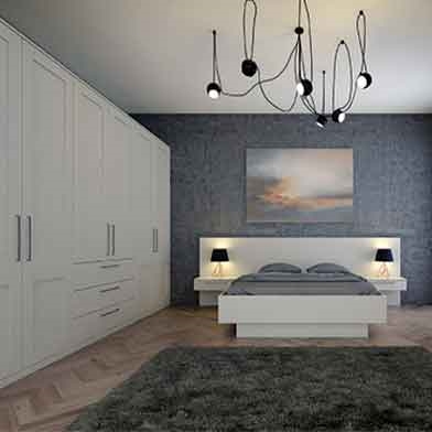 Supermatt Dove Grey Bedroom