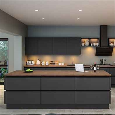 Zurfiz Supermatt Graphite Kitchen