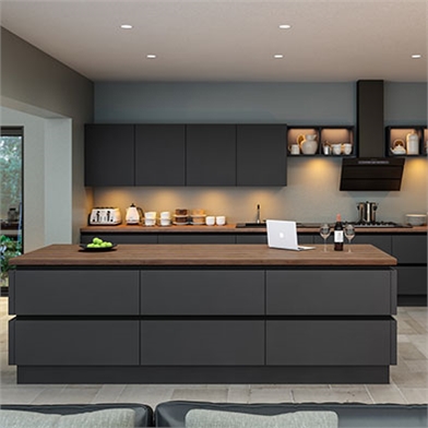 Zurfiz Kitchen Doors - Supermatt Graphite