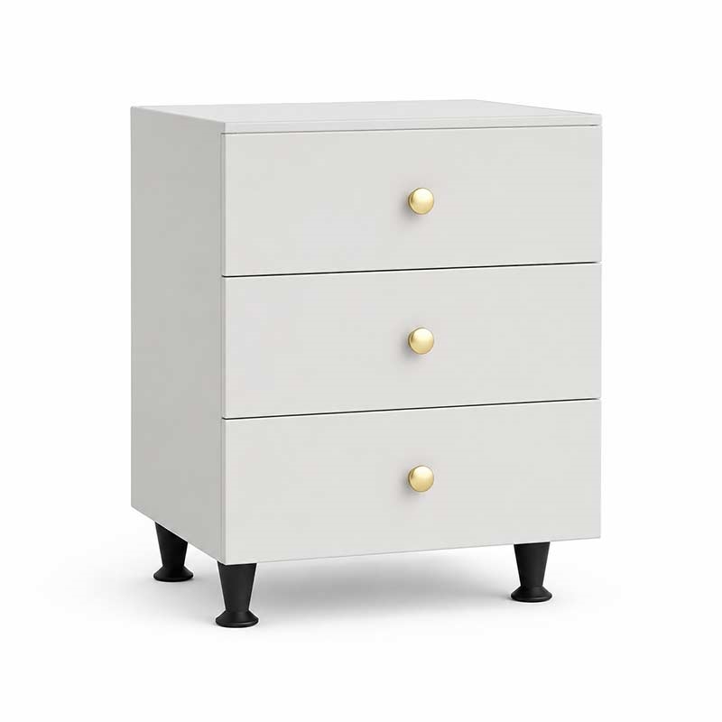 Three Drawer Bedside Unit