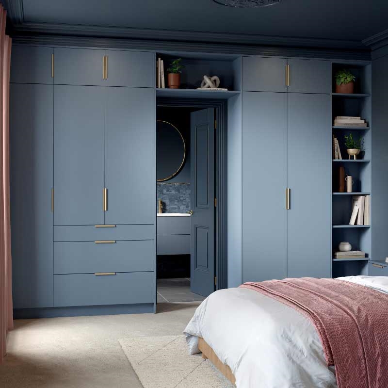 Fitted Bedroom with Venice Wardrobe Doors and Drawer Fronts