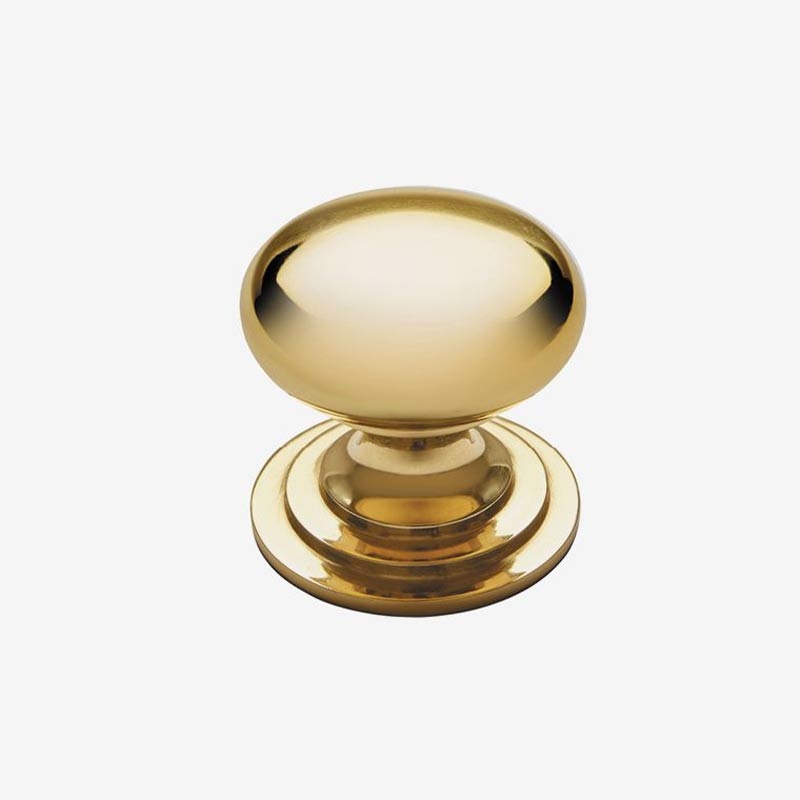 Victorian Knob Polished Brass