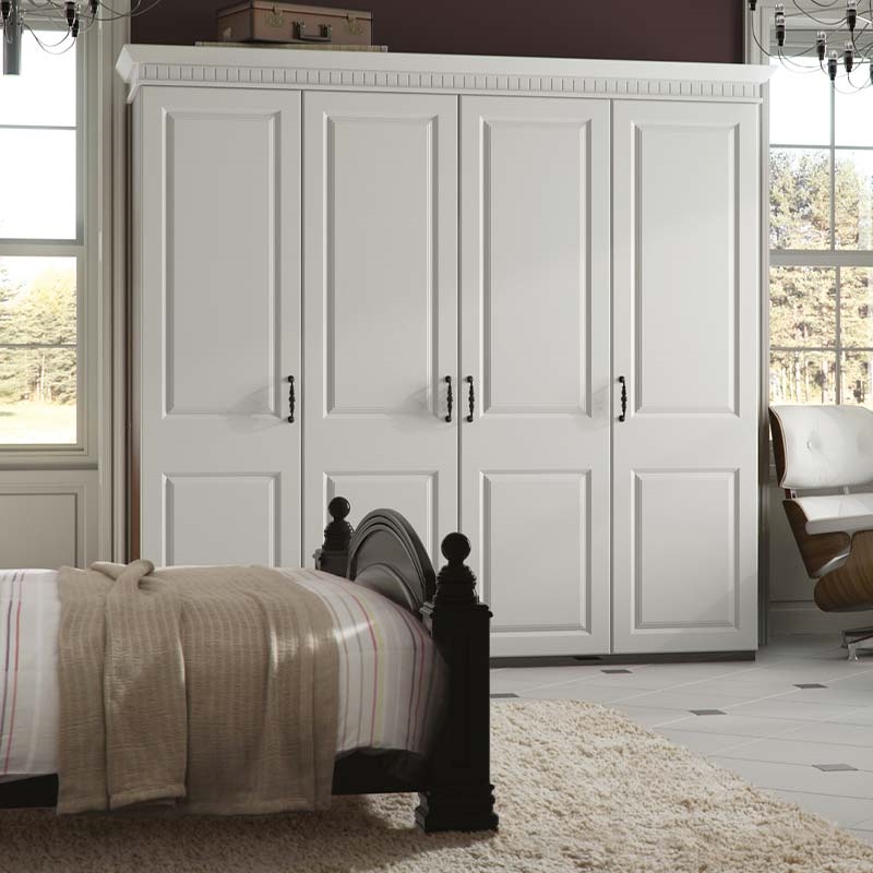 Fitted Wardrobe with York Wardrobe Doors