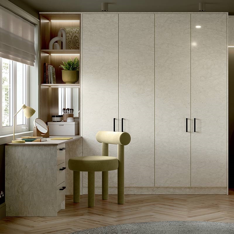 Zurfiz Ultragloss Moonstone Fitted Bedroom