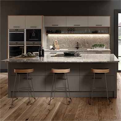 Zurfiz Kitchen Doors - Supermatt Pebble