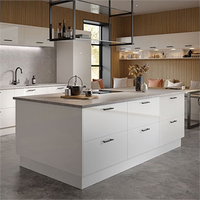 Zurfiz Ultra Gloss White Kitchen Doors