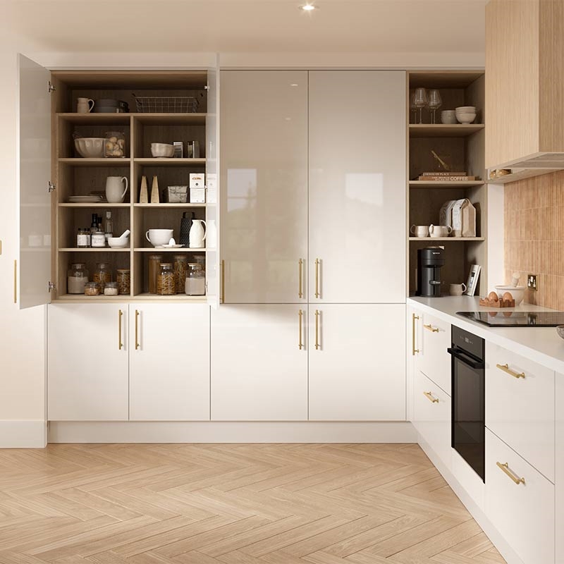 Zurfiz Ultra Gloss Cashmere Kitchen Doors