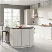 Opus High Gloss Cashmere Kitchen Doors