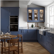 Richmond Fitted Kitchen, Finish:Supermatt Colonial Blue