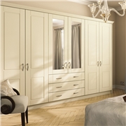 Bella Surrey Doors Finished in Alabaster