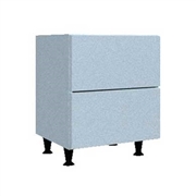 Two Drawer Bedside Unit