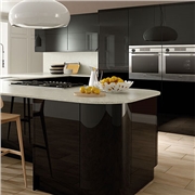 Zurfiz Ultragloss Black Kitchen