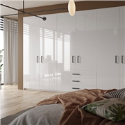 Zurfiz Ultragloss Glacier White Bedroom