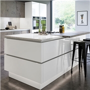 Zurfiz Kitchen Doors Ultra Gloss Glacier White