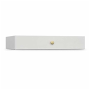 Dressing table vanity drawer unit with slim drawer front
